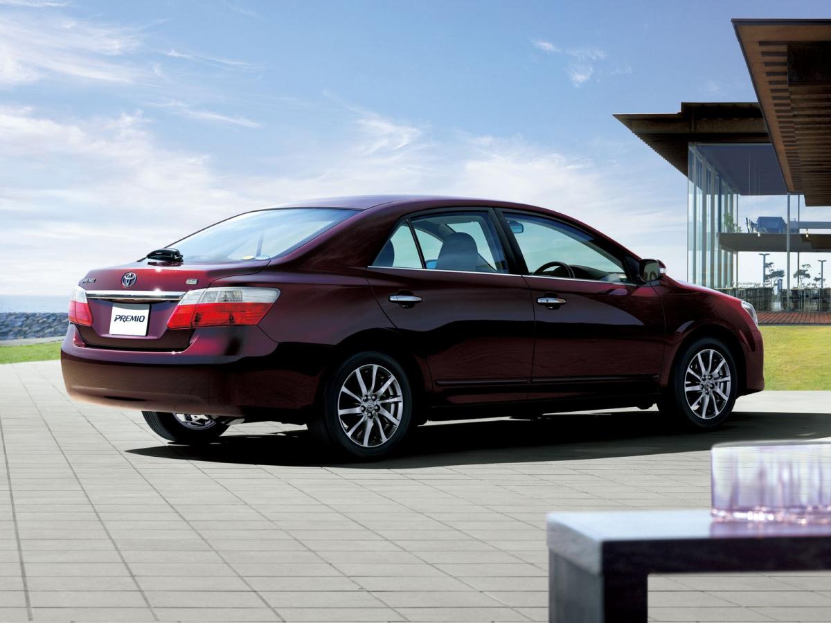 Toyota Premio technical specifications and fuel economy